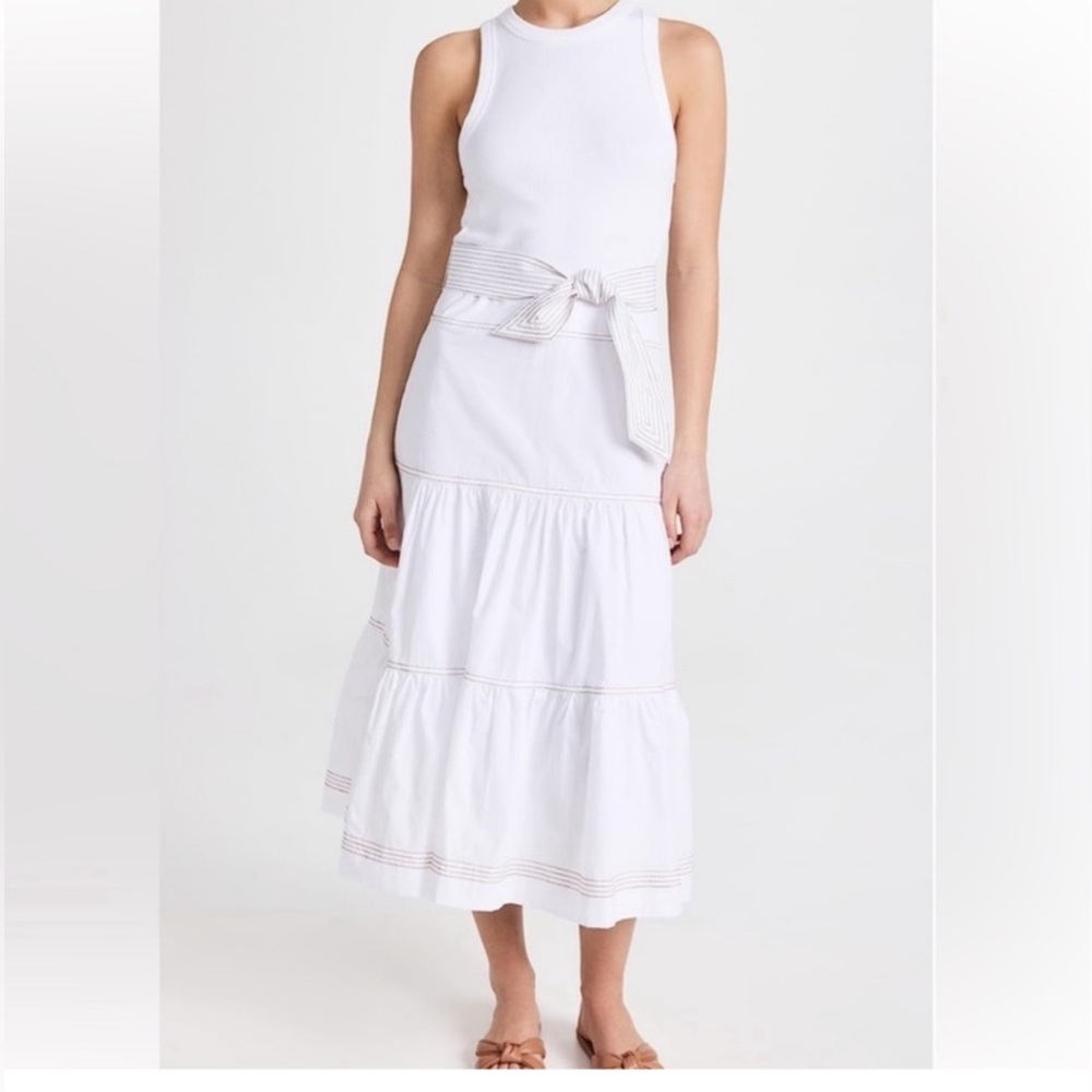 VERONICA BEARD AUSTYN DRESS Midi dress Sz L